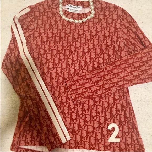 Christian Dior Tops - Vintage Christian Dior logo top